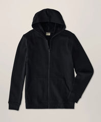 brushed fleece zip hoodie