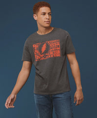 grateful dead x pact graphic tee