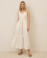 clearance canopy linen blend easy tank dress