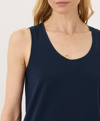 clearance luxe essential scoop neck tank