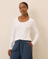 clearance softspun long sleeve scoop neck tee