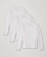cool stretch long sleeve crew undershirt 3-pack
