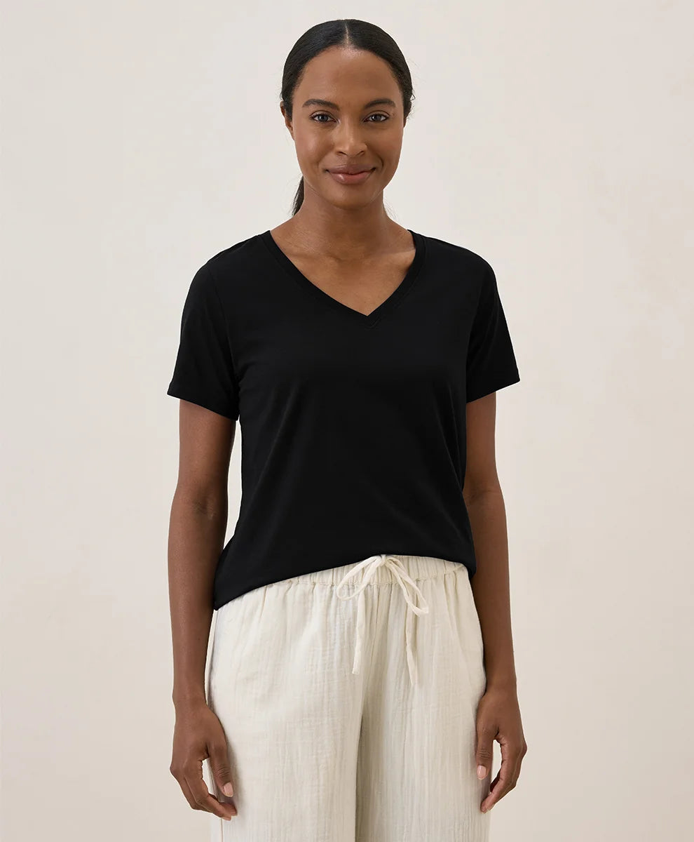clearance softspun v-neck tee