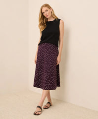 clearance fit & flare midi skirt