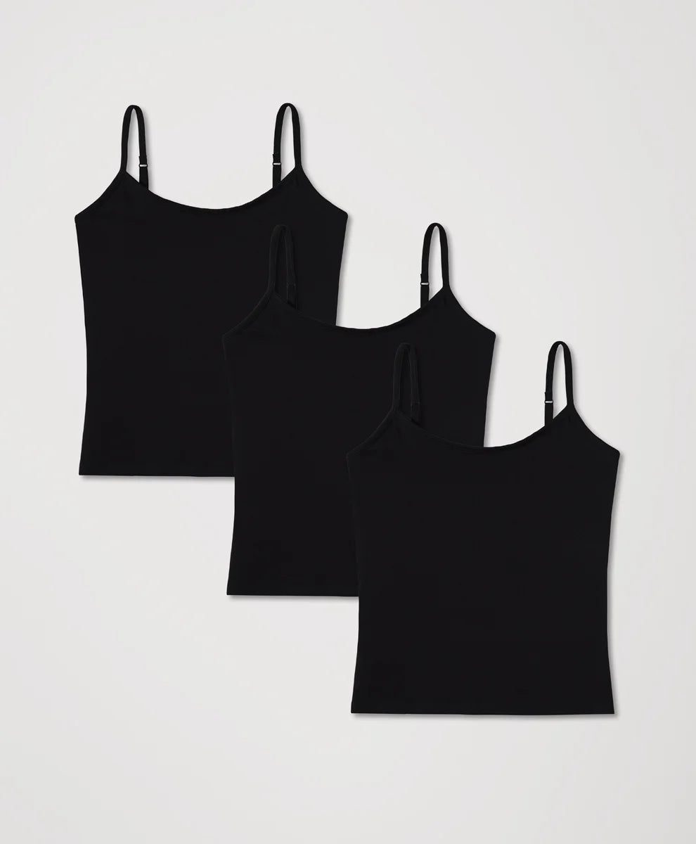 everyday shelf bra cami 3-pack