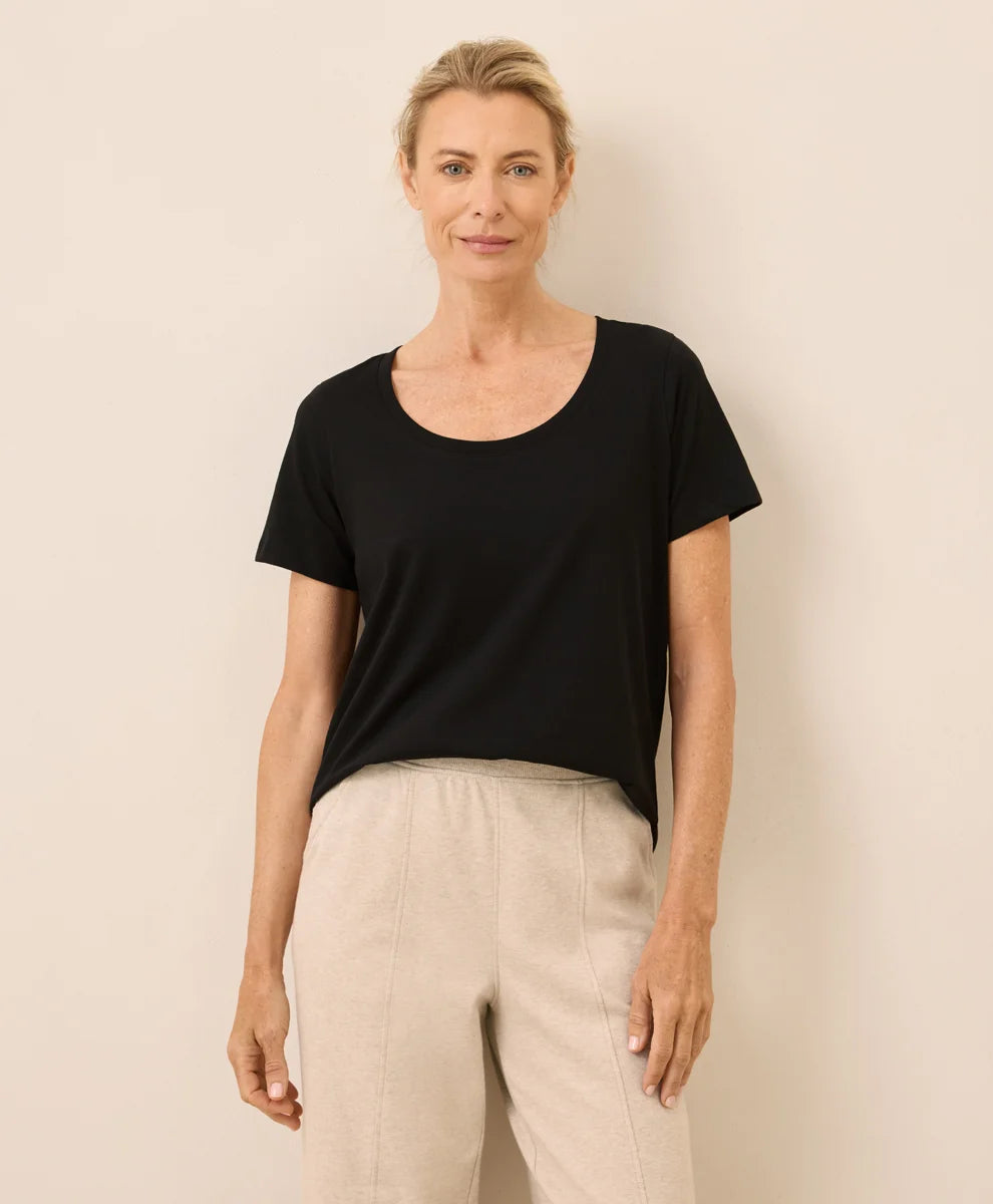 clearance softspun scoop neck tee