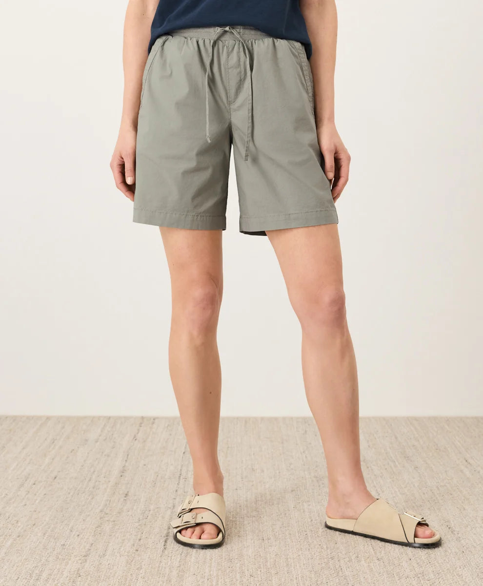 clearance stretch poplin short