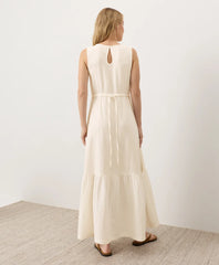 clearance coastal double gauze beach to brunch maxi dress
