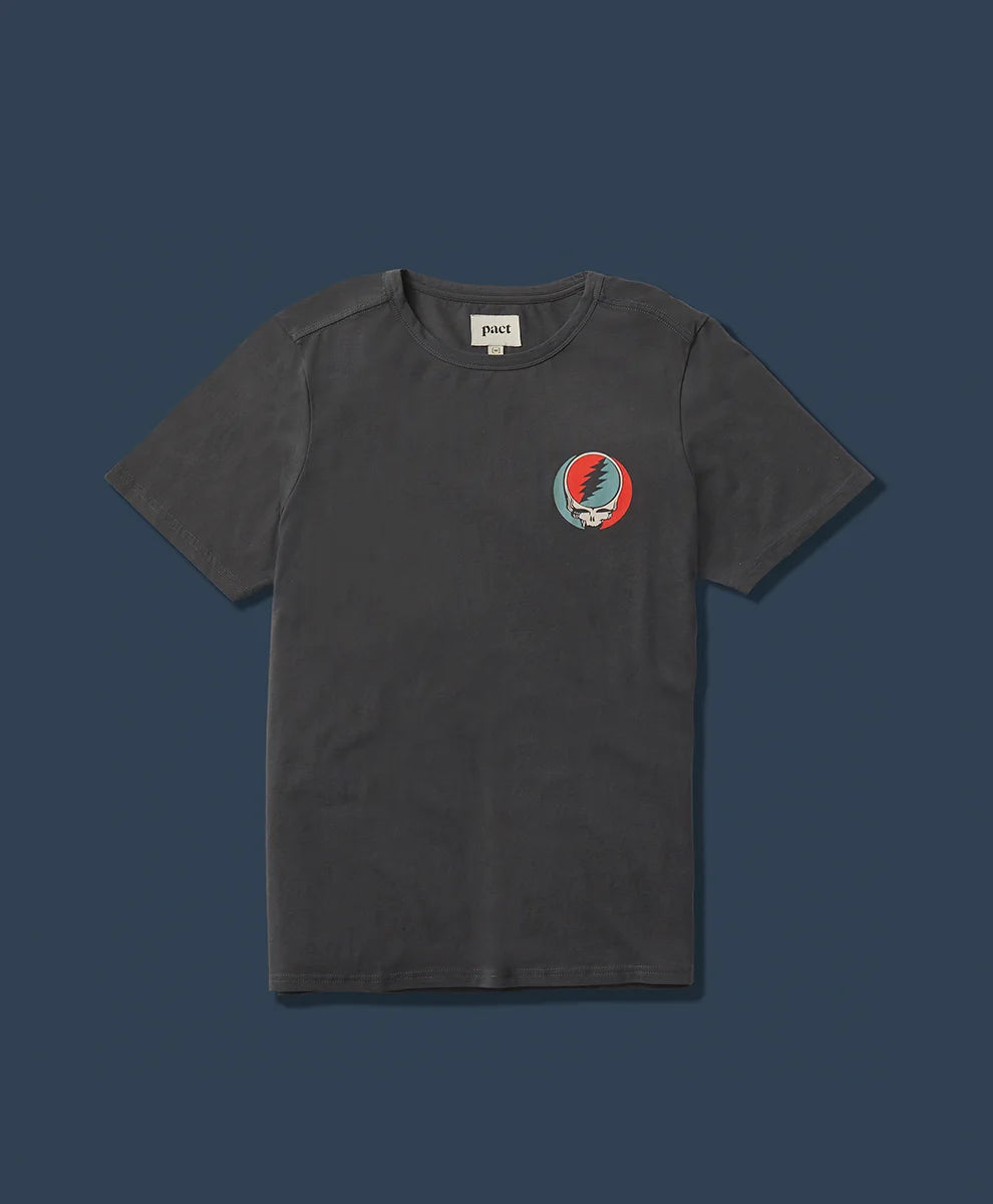 grateful dead x pact graphic tee