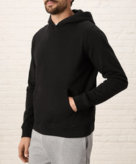 brushed fleece pullover hoodie
