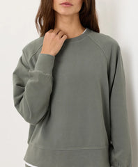 clearance cloudknit raglan crew